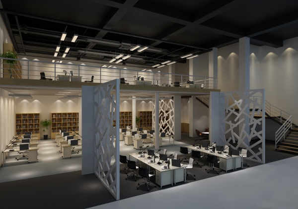 小型Loft風格辦公室裝修設計圖